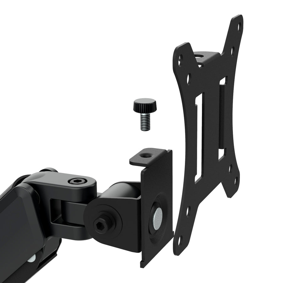 Soporte de monitor Maclean, resorte de gas, 17"-32", 2-10kg, negro, MC-135