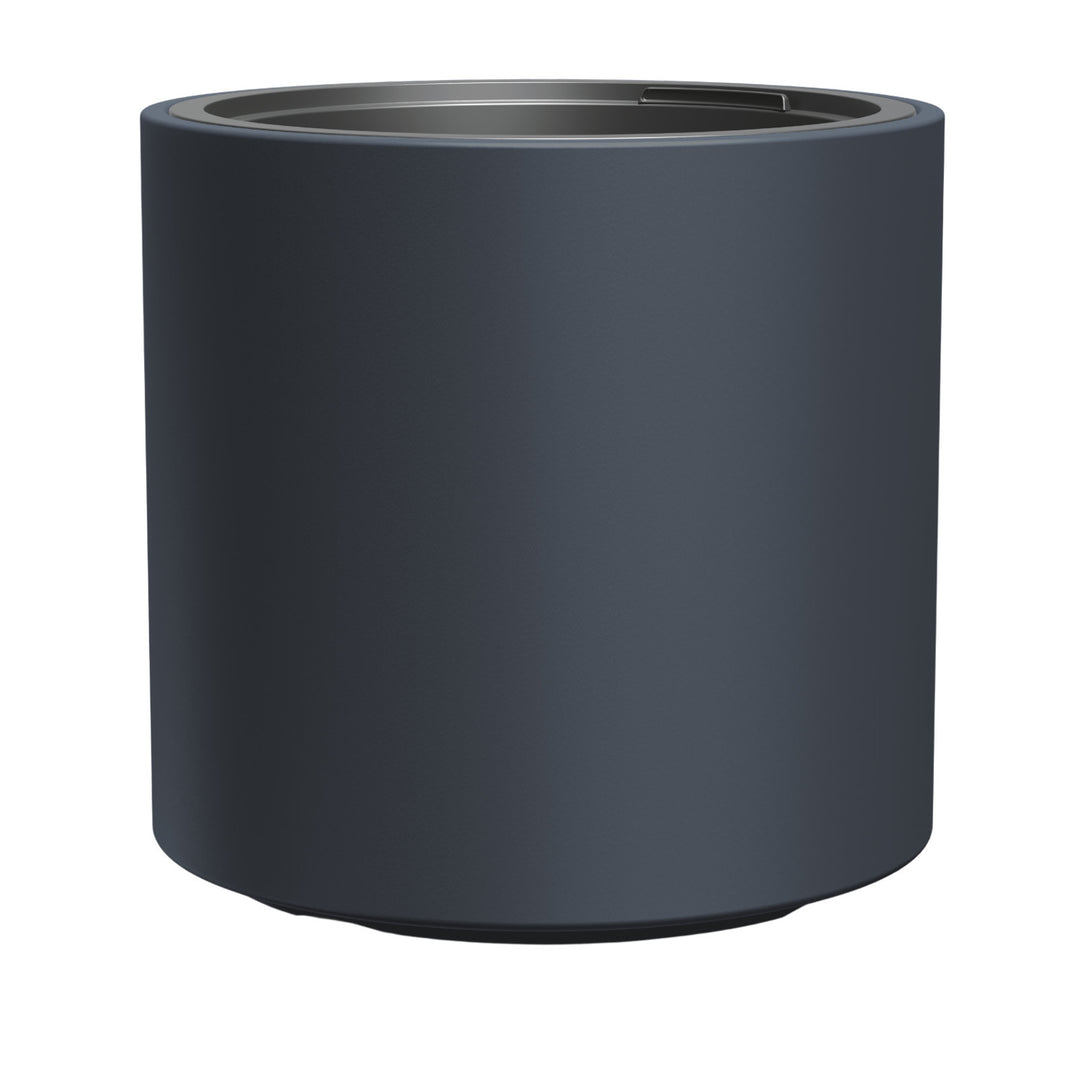 HEOS maceta a prueba de heladas - antracita, con inserto, capacidad 31 L, DBHER470, 4 piezas
