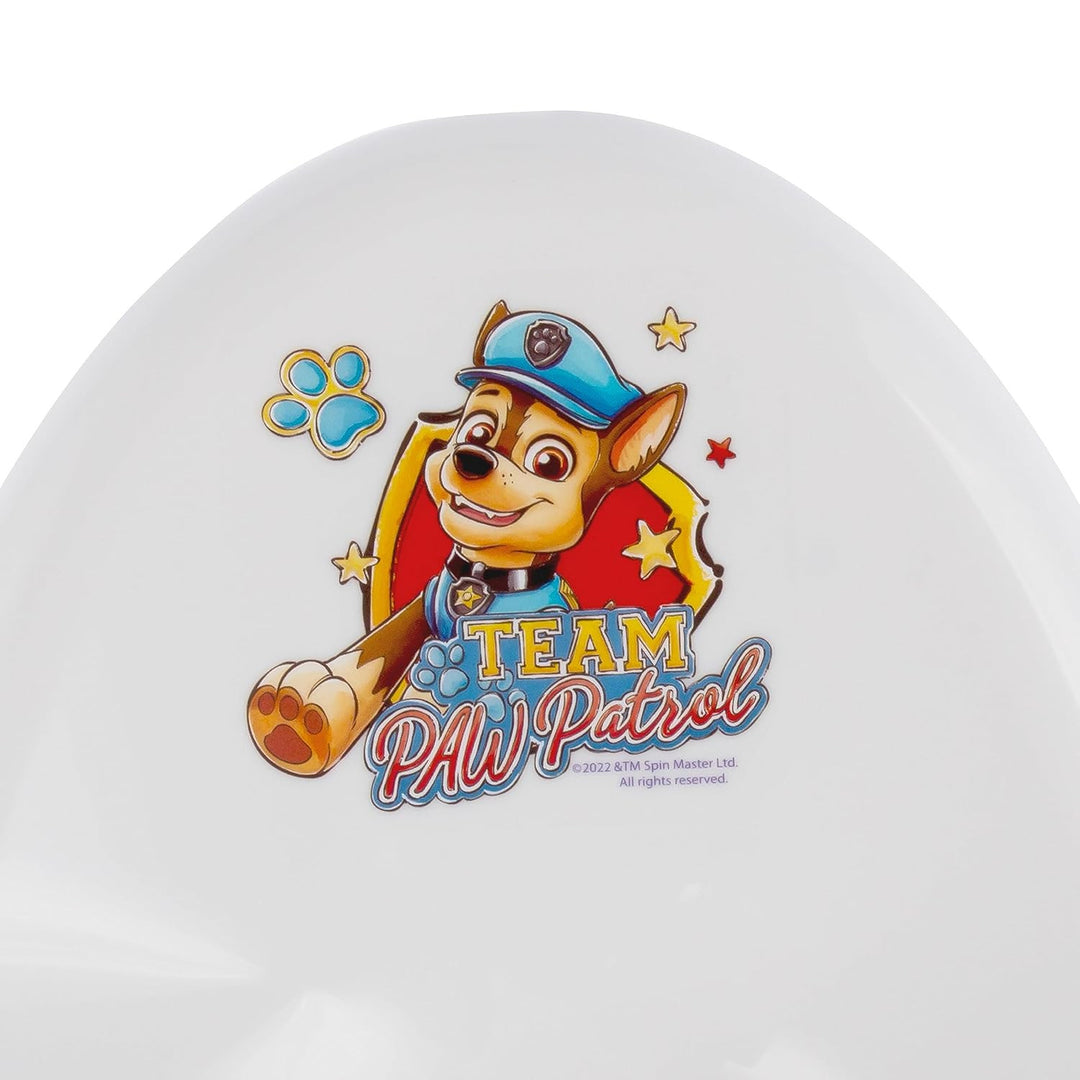 Tapa antideslizante para inodoro Psi Patrol - Paw Patrol+ Plataforma antideslizante Psi Patrol, Max 120kg, dos etapas+ Orinal antideslizante Psi Patrol, Max 15kg