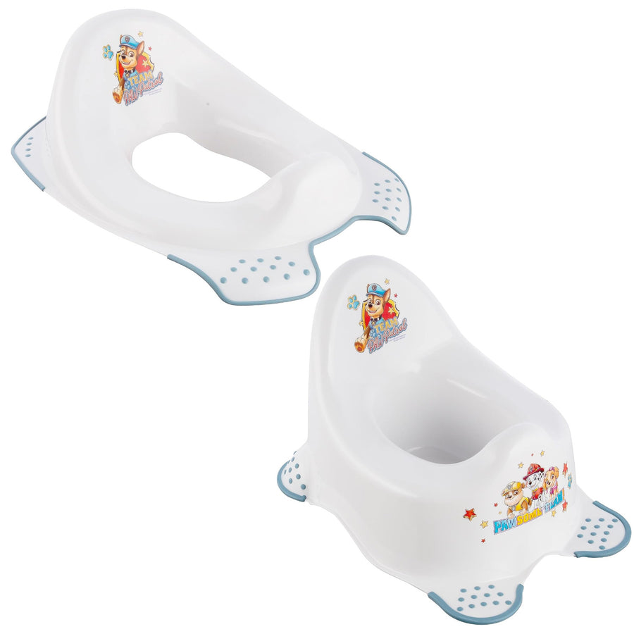 Assento Sanitário Antiderrapante Psi Patrol - Patrulha Pata+ Assento Sanitário Antiderrapante Psi Patrol, Branco, Máx. 15 kg