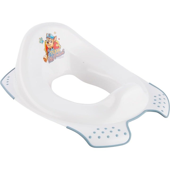 Tapa antideslizante para inodoro Psi Patrol - Paw Patrol+ Plataforma antideslizante Psi Patrol, Blanca, Max 120kg
