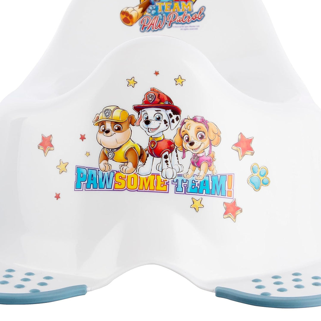 Psi Patrol orinal antideslizante, Blanco, Max 15kg + Psi Patrol plataforma antideslizante, Blanco, Max 120kg
