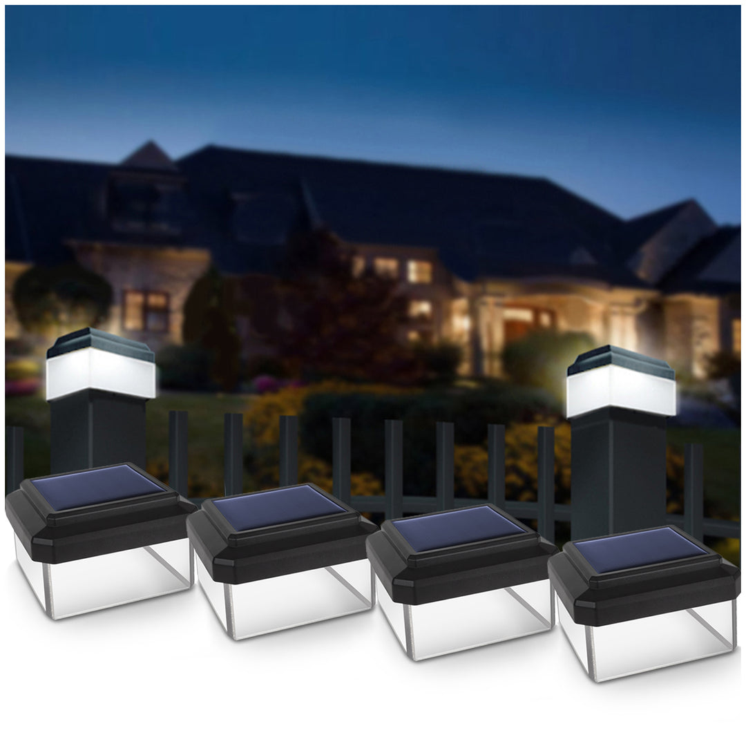 GreenBlue GB126 Solar LED luz del poste, 60x60mm, sobre dosel, 4 piezas