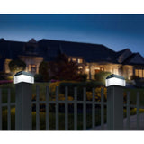 Poste de iluminação LED solar GreenBlue GB126, 60x60 mm, cobertura superior, pacote de 4