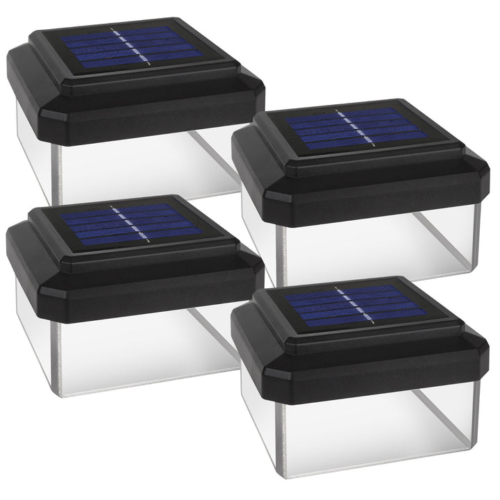 GreenBlue GB128 Solar LED luz del poste, 100x100mm, sobre dosel, 4 piezas