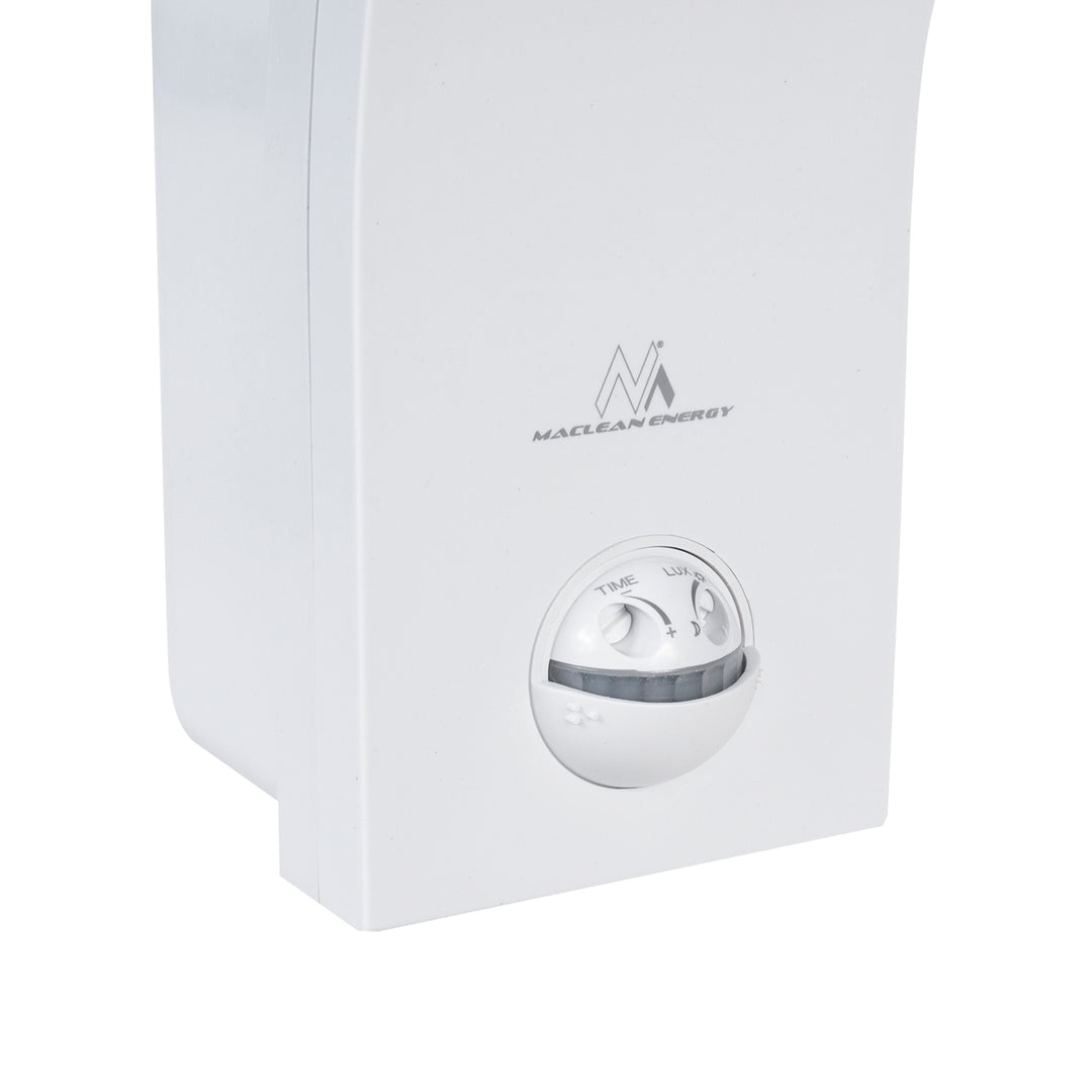 Luz de sensor de movimento LED Maclean, sensor de movimento PIR, branca, 10 W, IP54, 750 lm, branco neutro (4000 K) MCE244 W