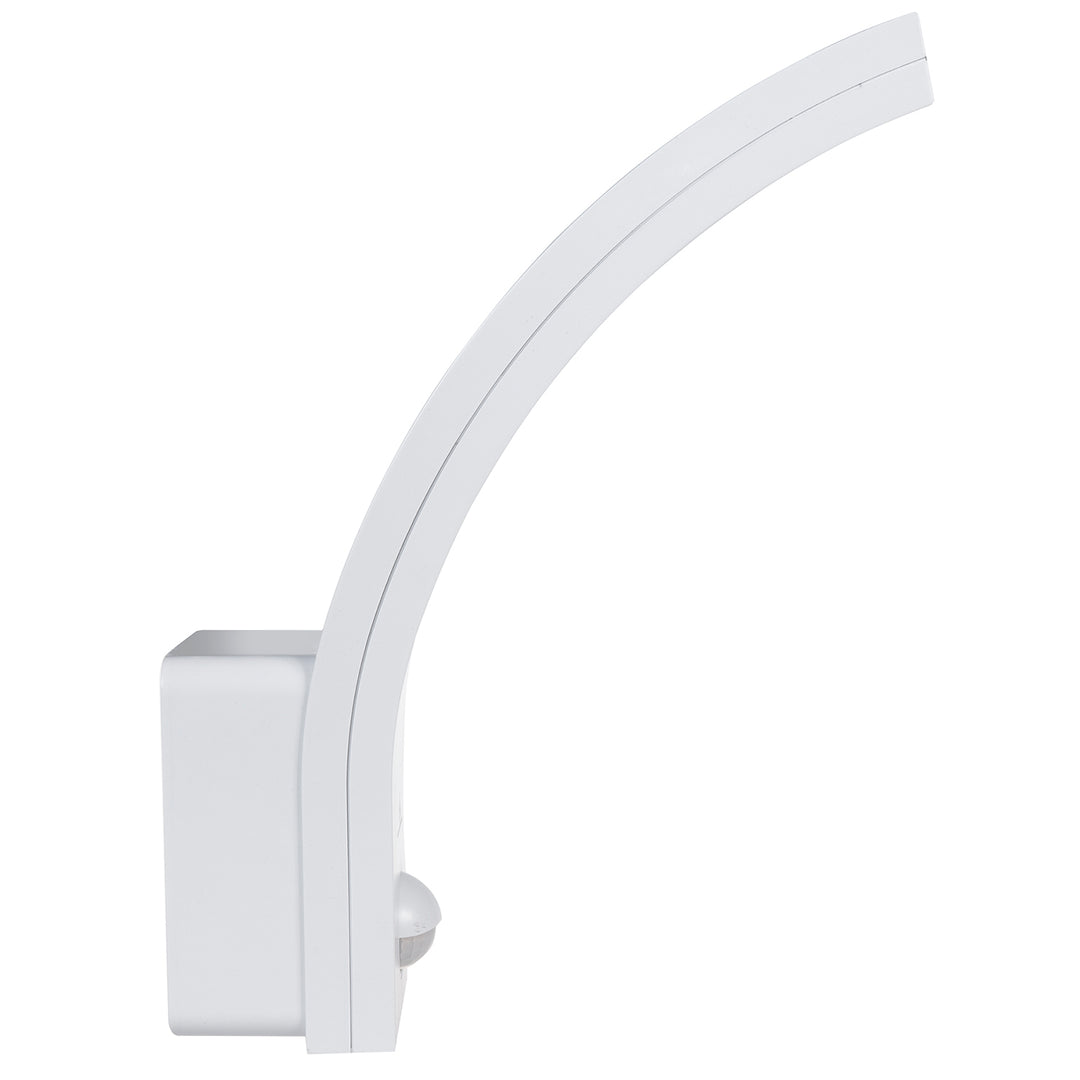 Luz de sensor de movimento LED Maclean, sensor de movimento PIR, branca, 10 W, IP54, 750 lm, branco neutro (4000 K) MCE244 W