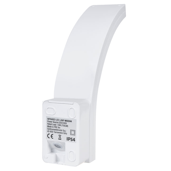 Luz de sensor de movimento LED Maclean, sensor de movimento PIR, branca, 10 W, IP54, 750 lm, branco neutro (4000 K) MCE244 W