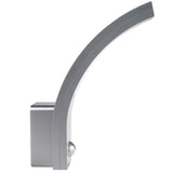 Luz LED com sensor de movimento Maclean, sensor de movimento PIR, prateado, 10 W, IP54, 750 lm, branco neutro (4000 K) MCE244 S, pacote de 2