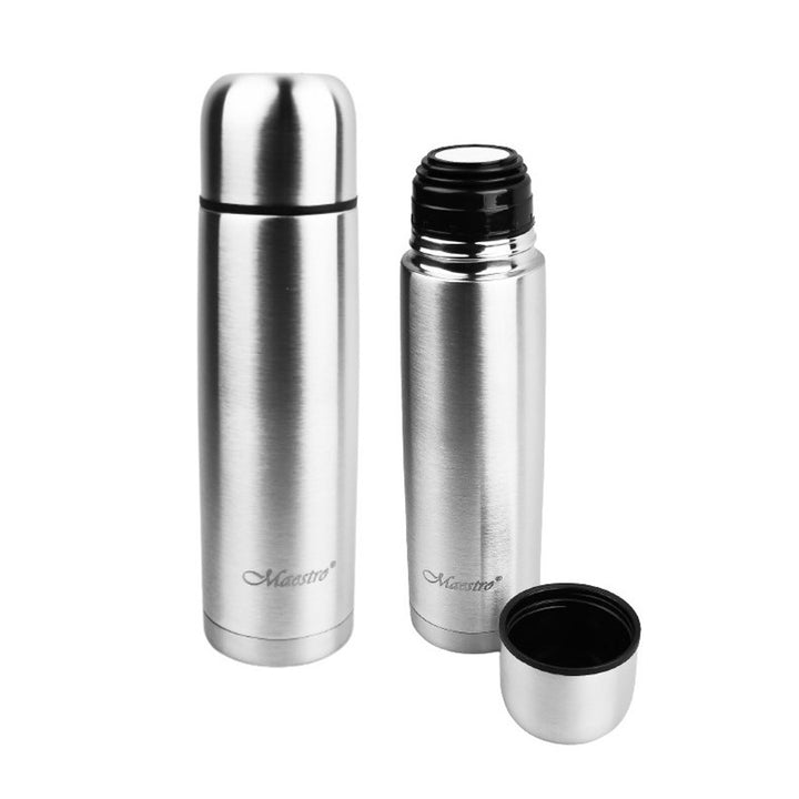 Maestro MR-1633-50 Garrafa térmica para bebidas quentes e frias, 500 ml, isolamento a vácuo