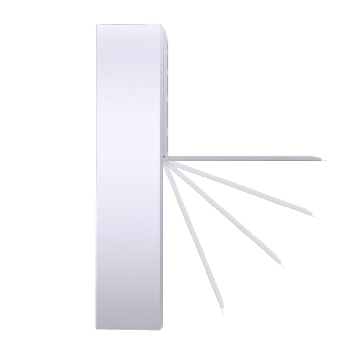 Estación meteorológica inalámbrica GreenBlue, temperatura IN/OUT, reloj, selección entre °C y °F, alcance de hasta 60 m, GB162