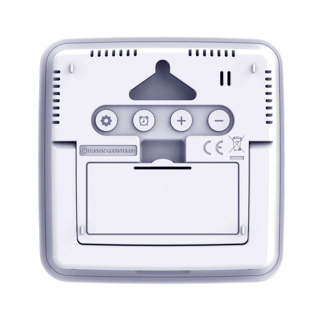 Estación meteorológica inalámbrica GreenBlue, temperatura + humedad IN/OUT, reloj + alarma + fecha, selección °C / °F, alcance hasta 60 m, GB169
