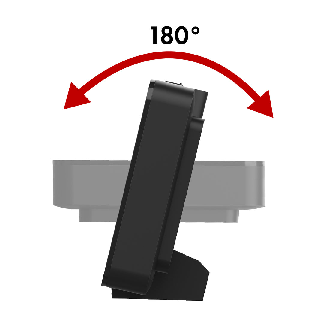 Radio despertador digital LED con proyector GreenBlue, radio FM, alarma, reloj 12/24, alimentación USB 5V DC + CR2032, GB172