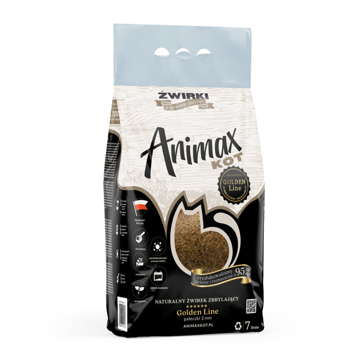 Lecho sanitario, Animax Golden line 3mm, rodillos pequeños, bolsa 7L