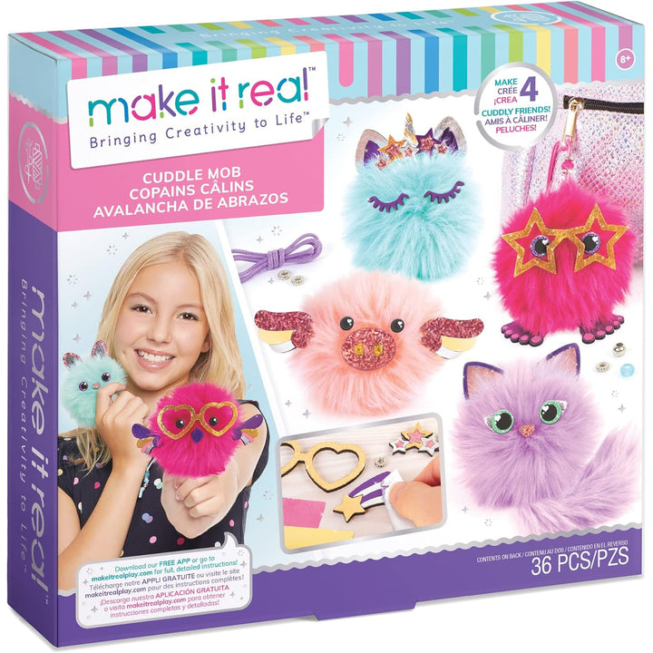 Kit de creación de llaveros Make it Real - Fluffy Friend