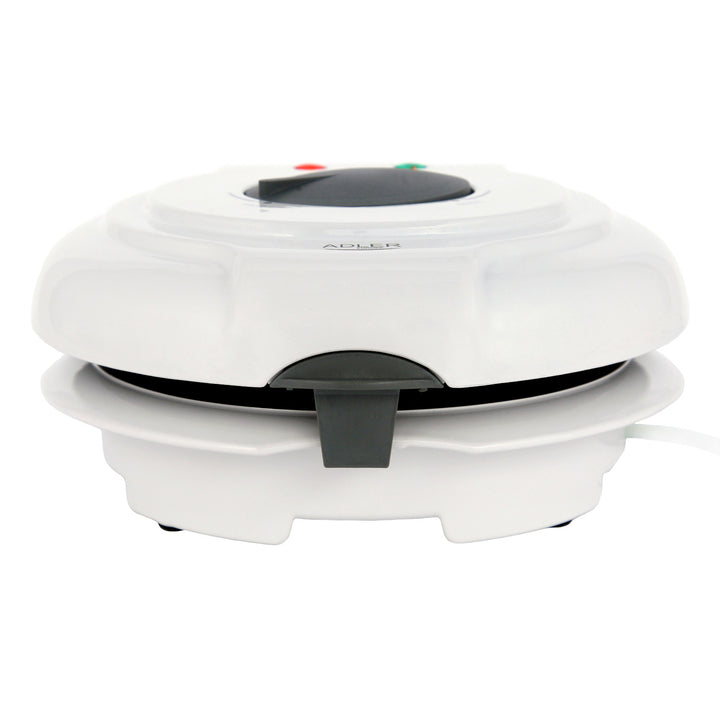 Máquina de wafers Adler, temperatura continuamente ajustável, 1500 W, branca, AD 3038