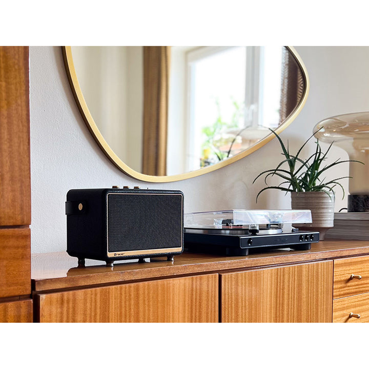 Coluna Portátil Tracer M30 Bluetooth, Rádio FM, 30 W, Preta