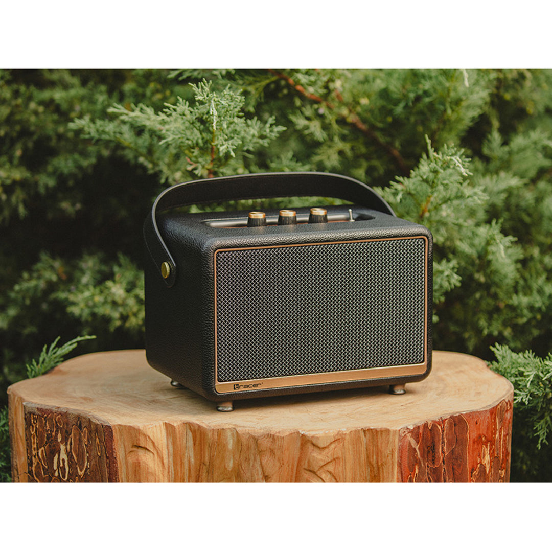 Coluna Portátil Tracer M30 Bluetooth, Rádio FM, 30 W, Preta