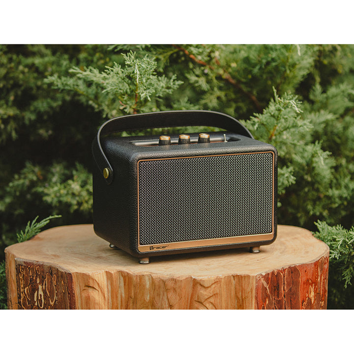 Coluna Portátil Tracer M30 Bluetooth, Rádio FM, 30 W, Preta