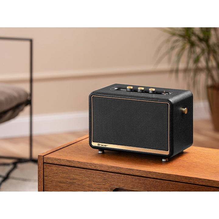 Coluna Portátil Tracer M30 Bluetooth, Rádio FM, 30 W, Preta
