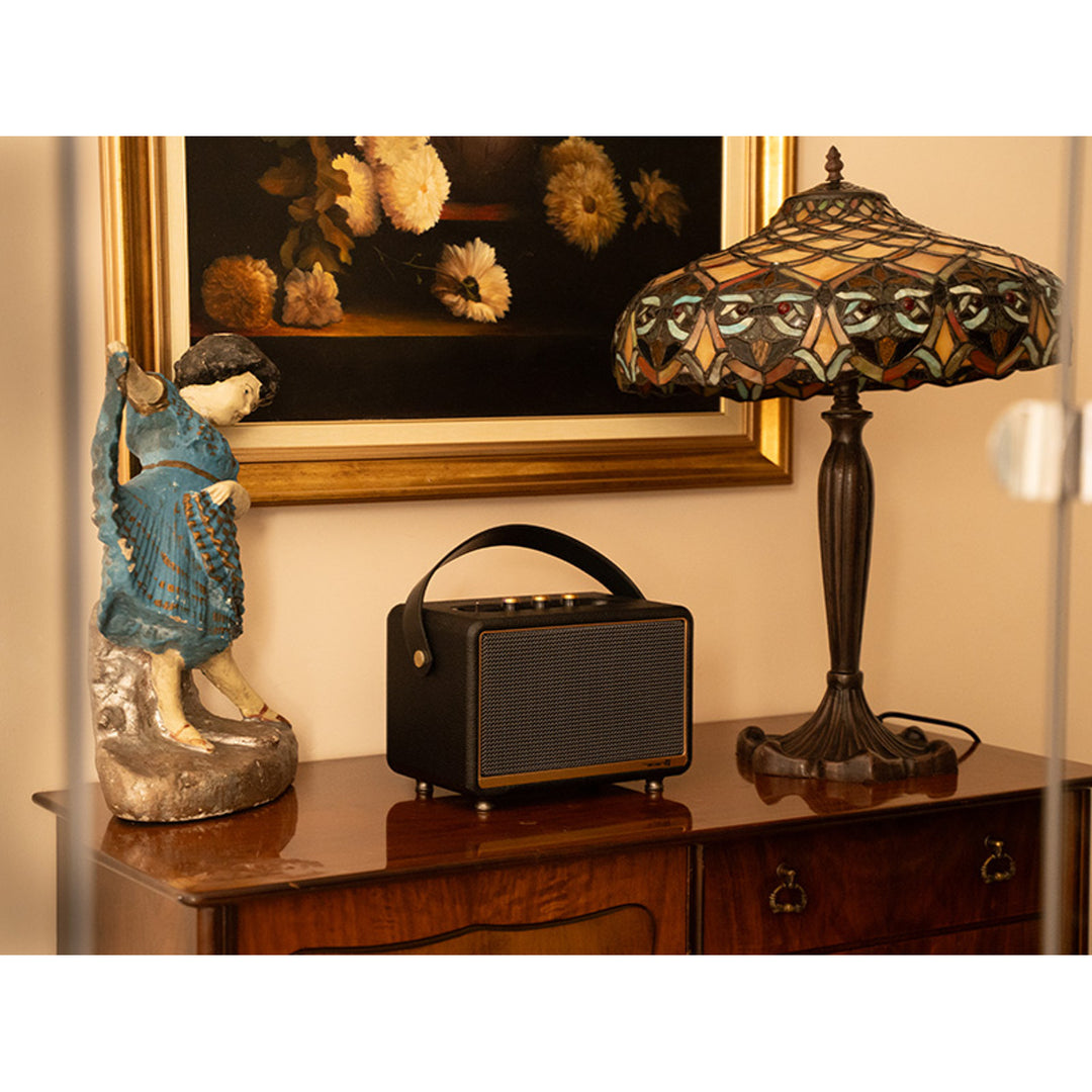 Coluna Portátil Tracer M30 Bluetooth, Rádio FM, 30 W, Preta