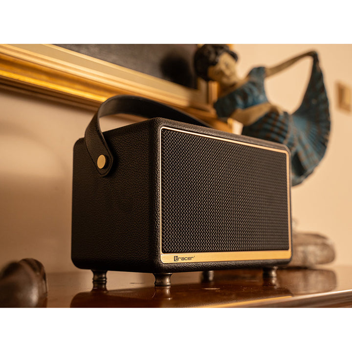 Coluna Portátil Tracer M30 Bluetooth, Rádio FM, 30 W, Preta