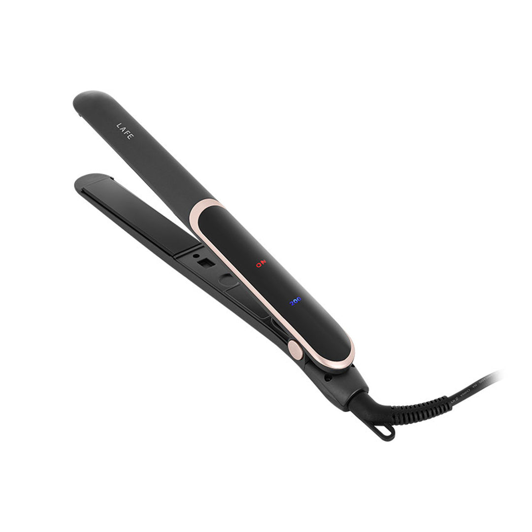 Plancha con control de temperatura LAFE, 35W, revestimiento cerámico, Sleek & Shine Straightener