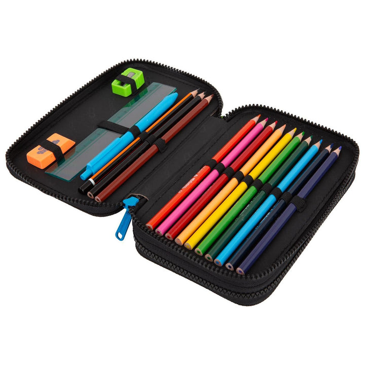 CoolPack Jumper 2 Skate Night estuche escolar doble con accesorios F066930
