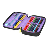 Estojo Coolpack, dois compartimentos, com acessórios, Stitch, Jumper 2