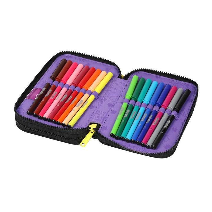 Estuche Coolpack, dos compartimentos, con accesorios, Stitch, Jumper 2