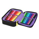 Estojo CoolPack de três compartimentos com acessórios JUMPER 3 STITCH