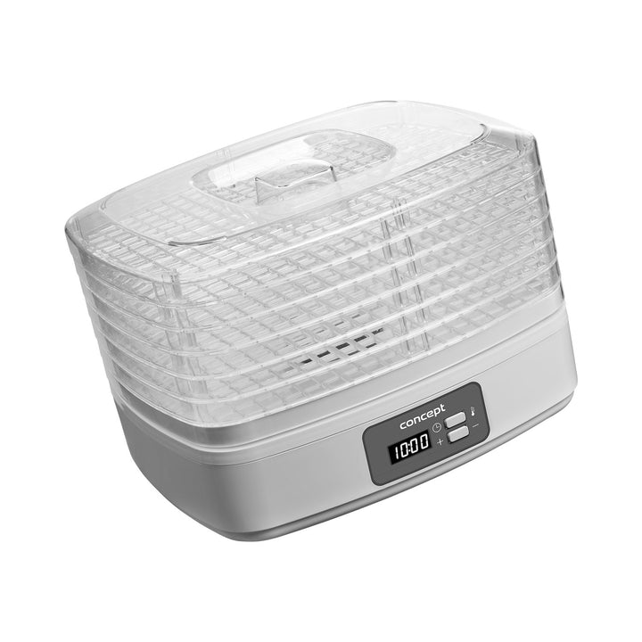 Secador de cogumelos, frutas e ervas Concept, 260 W, 6 peneiras, temporizador, SO2080