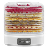 Secador de cogumelos, frutas e ervas Concept, 260 W, 6 peneiras, temporizador, SO2080