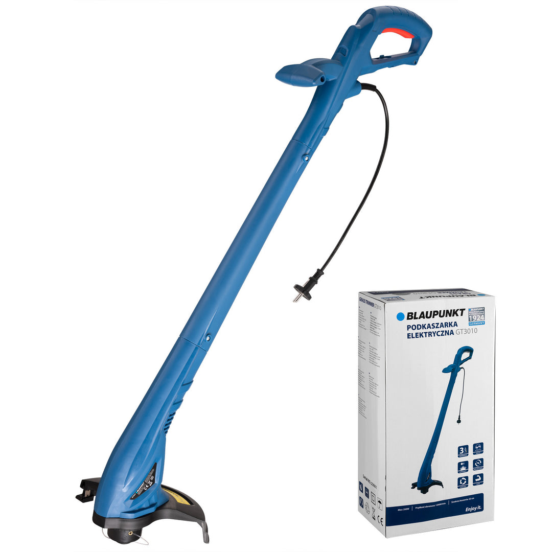 Aparador elétrico Blaupunkt, 250 W, diâmetro de linha de 22 cm, 12.000 rpm, GT3010