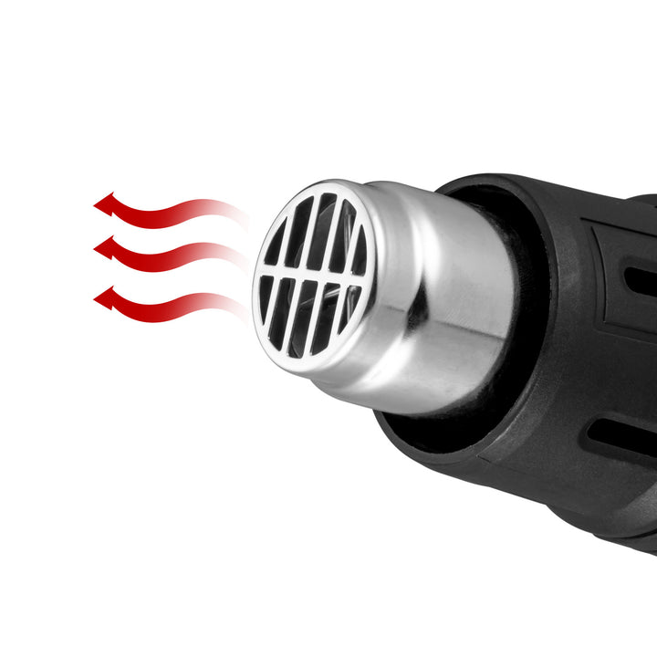 Pistola de ar quente Blaupunkt, 2000 W, controlo de sopro, alcance de 350-600 °C, HG2010