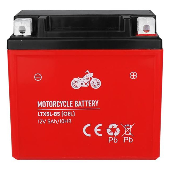 Batería de gel Lamex, moto, 12V, 5Ah, LTX5L-BS