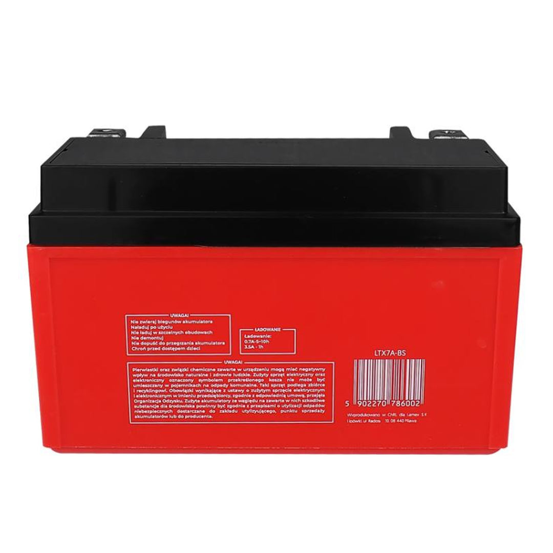 Batería de gel Lamex, moto, 12V, 7Ah, LTX7A-BS