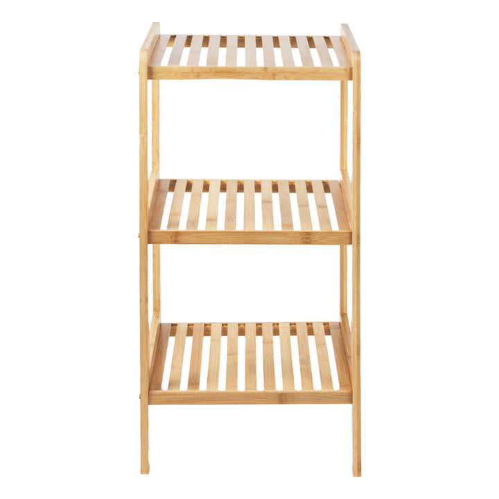Mueble de baño de bambú GreenBlue, 370x330x780mm, 3 estantes, GB321, 2 piezas