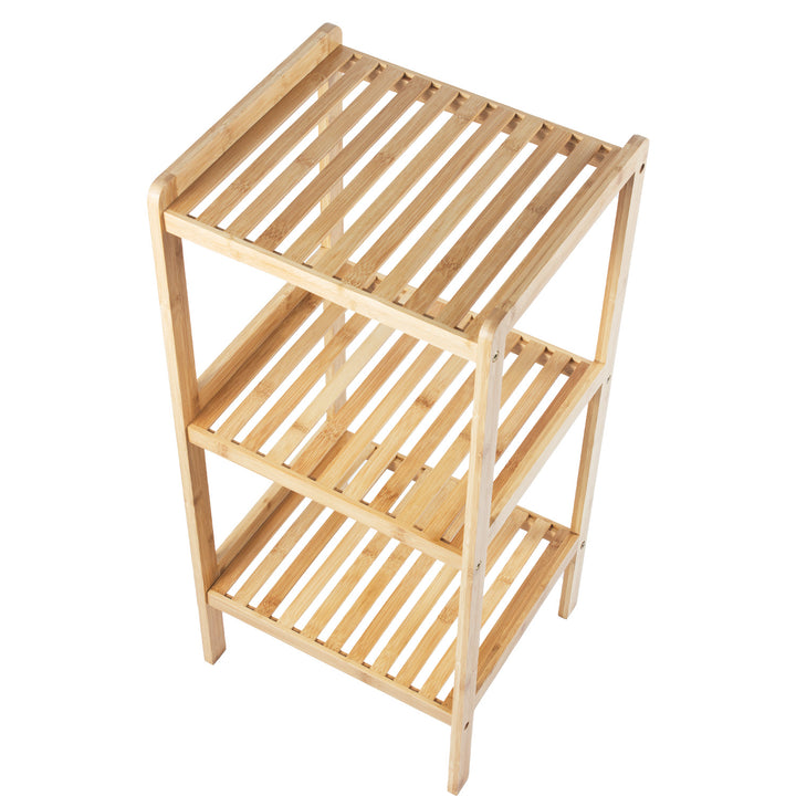 Mueble de baño de bambú GreenBlue, 370x330x780mm, 3 estantes, GB321, 2 piezas