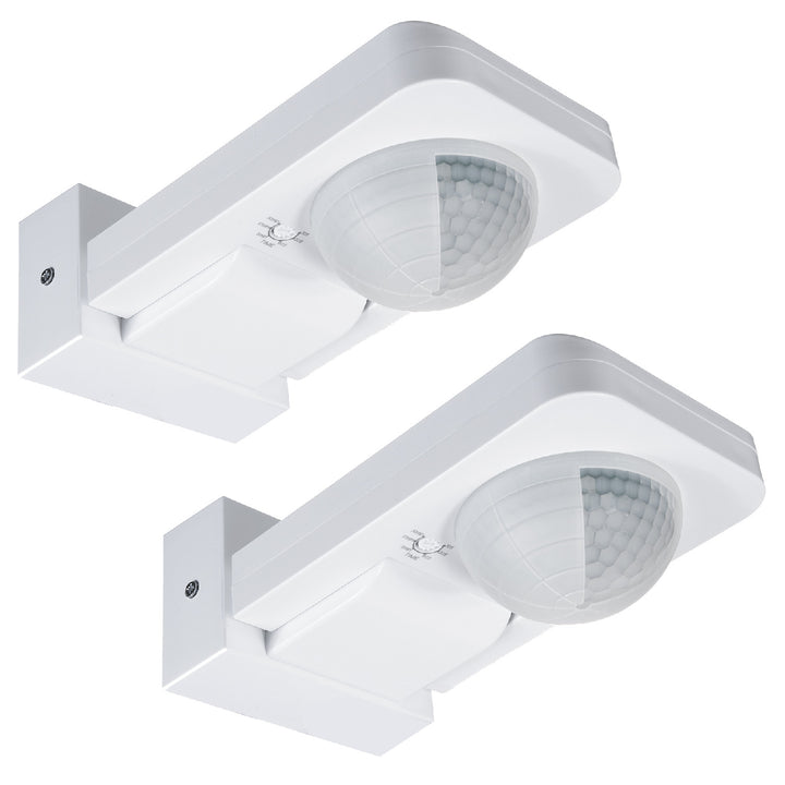 Detetor de movimento PIR Maclean, infravermelhos, IP65, máx. 2000 W, MCE243, 2 peças