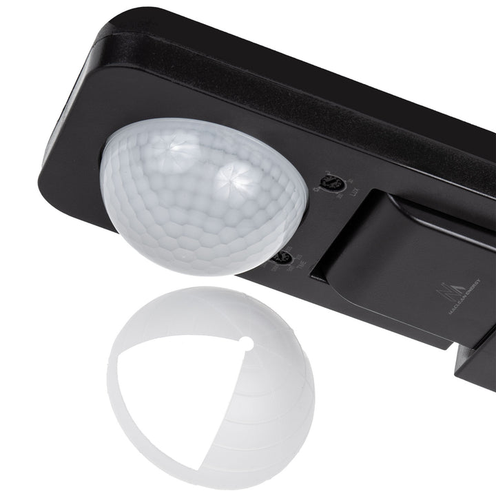 Detetor de movimento PIR Maclean, infravermelhos, IP65, máx. 2000 W, preto, MCE243 B, 2 unid.