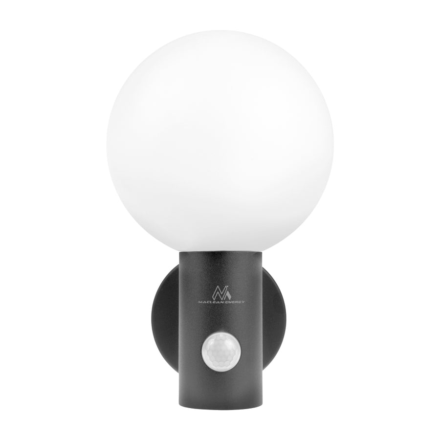Luz LED com sensor de movimento Maclean, sensor de movimento PIR, cinzento, 15 W, IP65, 1600 lm, branco neutro (4000 K) MCE515 GR, pacote de 2