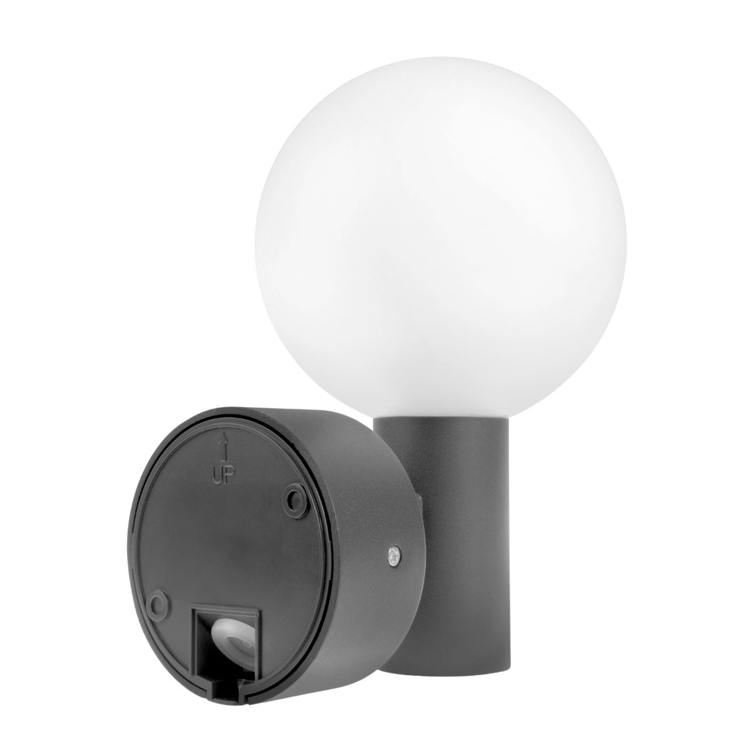 Luz LED com sensor de movimento Maclean, sensor de movimento PIR, cinzento, 15 W, IP65, 1600 lm, branco neutro (4000 K) MCE515 GR, pacote de 2