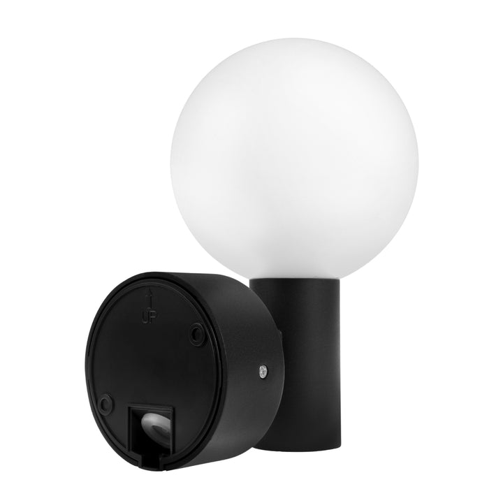 Luz LED com sensor de movimento Maclean, sensor de movimento PIR, preta, 15 W, IP65, 1600 lm, branco neutro (4000 K) MCE515 B, pacote de 2