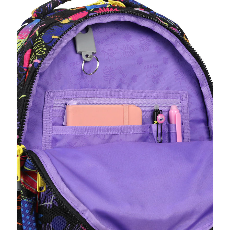 Mochila escolar preta Coolpack Jerry DISNEY STITCH 19L + estojo CoolPack de três compartimentos com acessórios JUMPER 3 STITCH