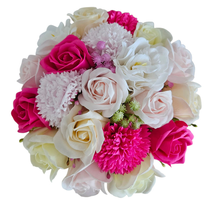 Jardinera con flores de jabón - regalo rosas de jabón, Damich