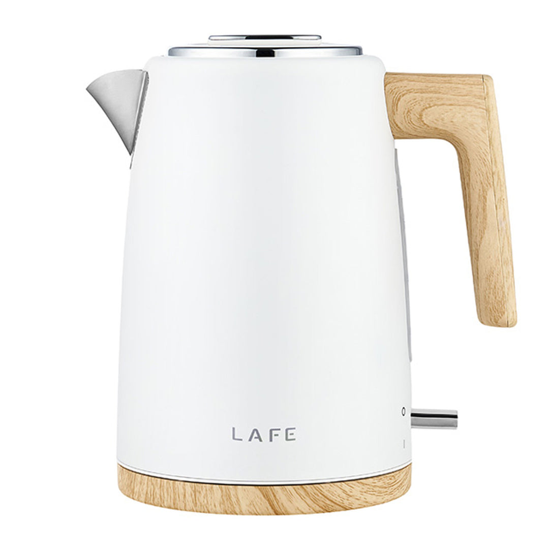 Lafe Scandi Hervidor eléctrico, 2200W, capacidad 1,7l, blanco