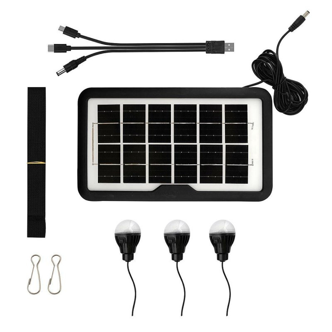 Verna linterna solar multifuncional, 6en1, powerbank, panel solar, lámpara, luces LED, altavoz+radio, Tur000008