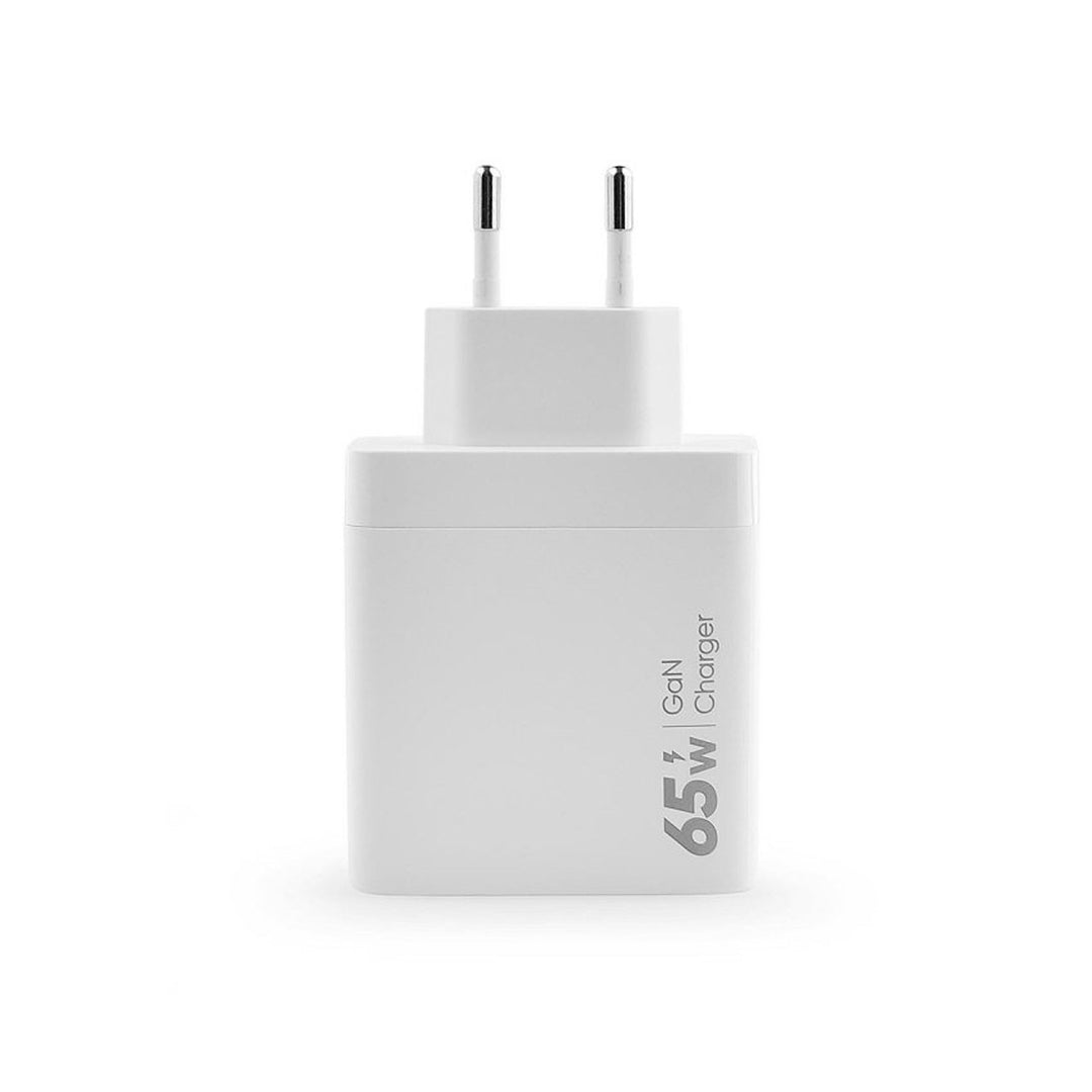 Cargador de red VIDVIE, 3A, 65W, 2x USB-C, 1x USB, cable USB-C/USB-C, PLE262