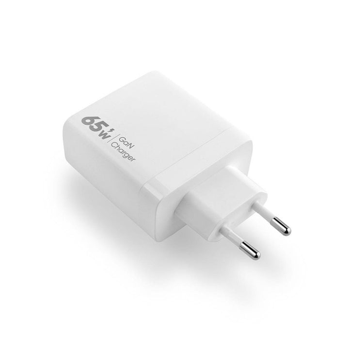 Cargador de red VIDVIE, 3A, 65W, 2x USB-C, 1x USB, cable USB-C/USB-C, PLE262